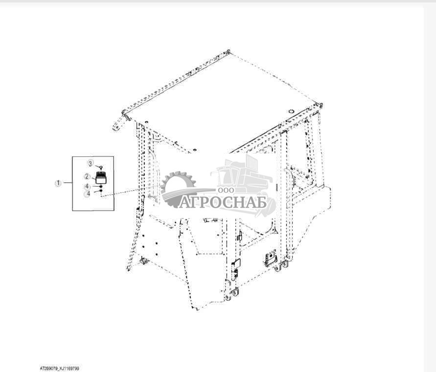 Комплект светодиодных световых приборов 